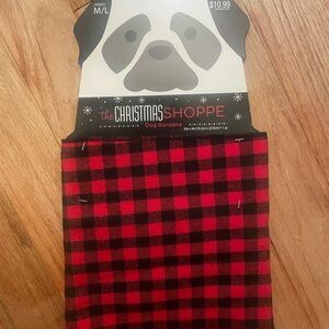 The Christmas Shoppe Red and Black Dog Bandana